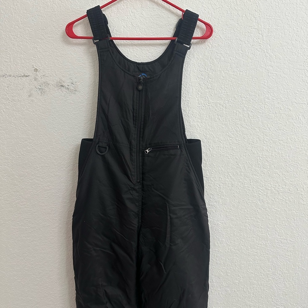 Women's Black Insulated Overalls